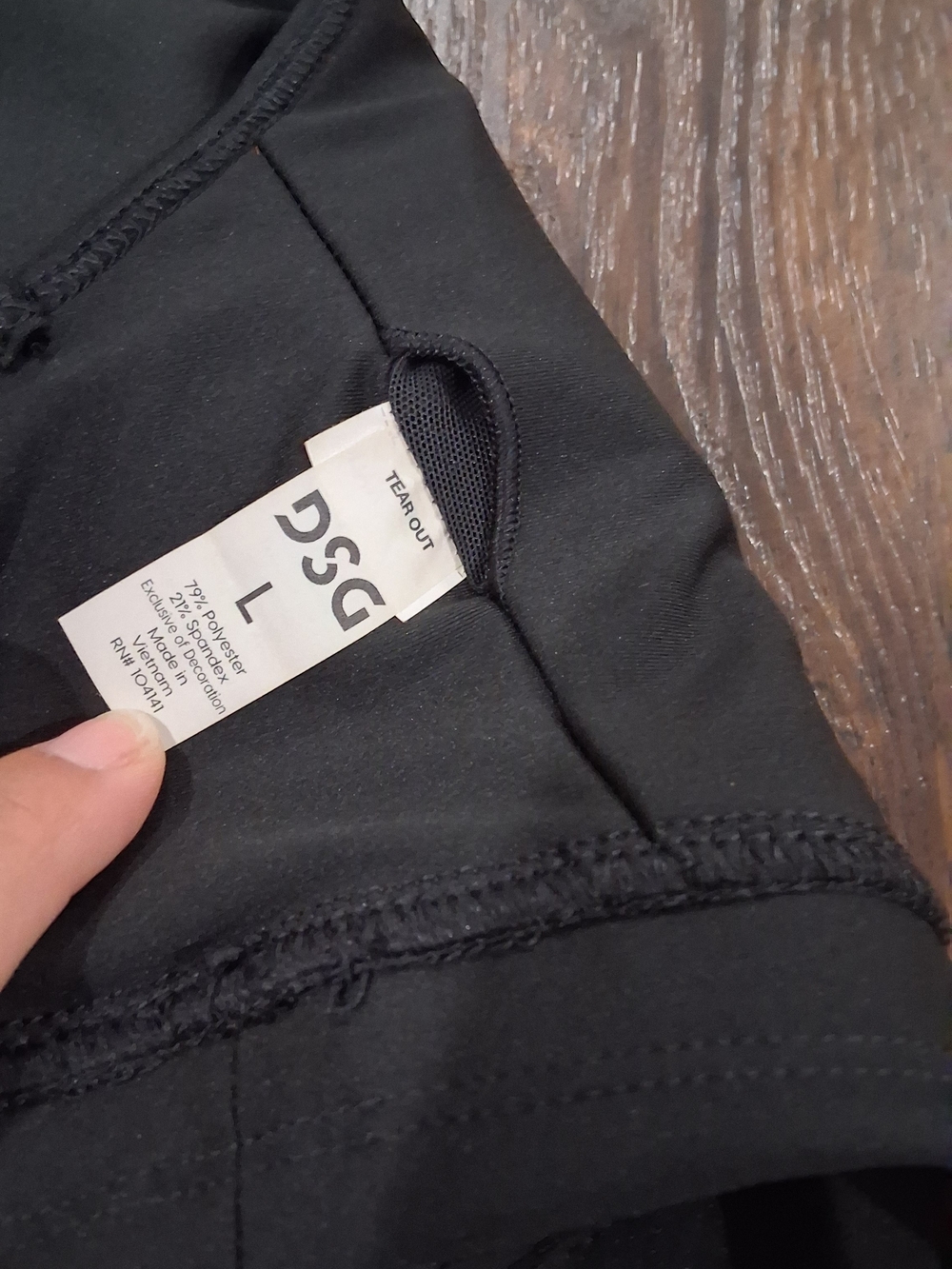 DSG Black Racerback Performance Sports Bra - Picture 3 of 3